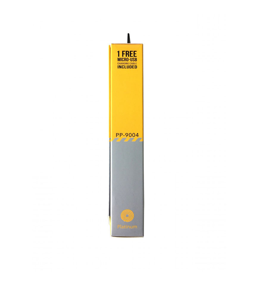 PLATINUM POWER BANK WITH TYPE C & DISPLAY -13,000 MAH - PP-9004