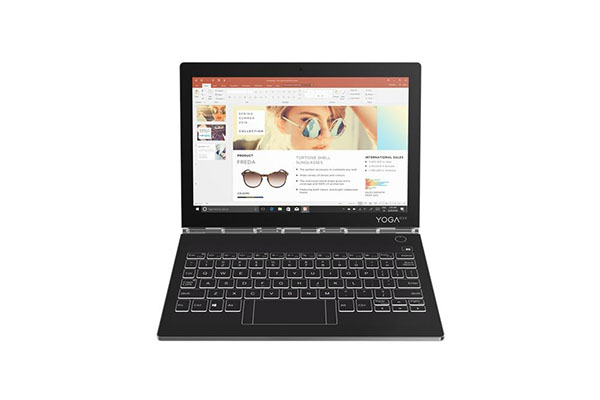 Lenovo Yoga Book C930 - ( i5 7Y54, 4GB, 256GB SSD, 10.75 QHD, Finger Print,BT Pen, Dual Screen, Grey) - ZA3S0084AE