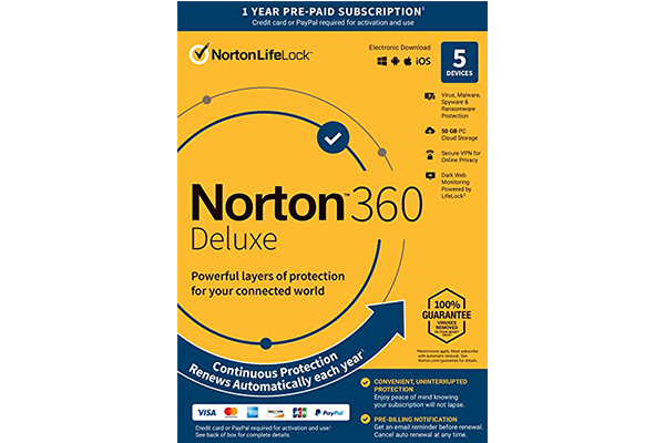 NORTON 360 Deluxe 50GB AR (21405129) 5 user
