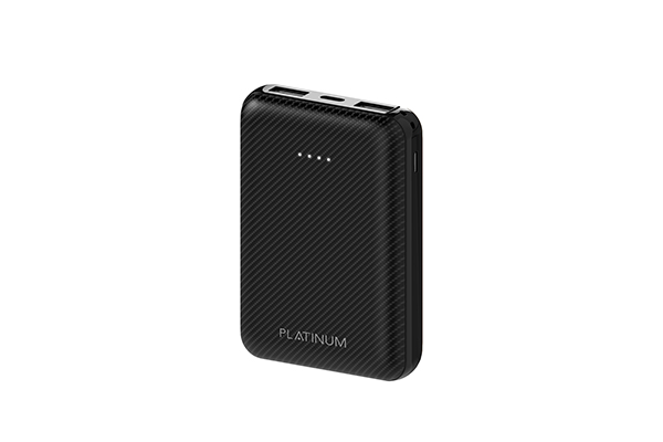 Platinum CARBON Series Power Bank 10000mAh - Black - P-PBCBN10BK