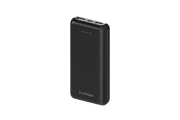 Platinum CARBON Series Power Bank 20000mAh - Black - P-PBCBN20BK